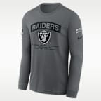Las Vegas Raiders Salute to Service Men's Nike NFL Long-Sleeve T-Shirt