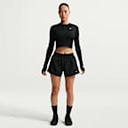 Shorts Dri-FIT de tiro alto de 13 cm con forro de ropa interior para mujer Nike One