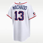 Jersey Nike Stadium para hombre Manny Machado Dominican Republic National Baseball Team 2026 World Baseball Classic