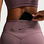 Nike Universa Women's High-Waisted 8" Biker Shorts with No Front Seam