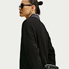 Nike Studio Fleece Lightweight Women's Oversized Crew-Neck Sweatshirt