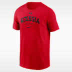 Playera universitaria Nike para hombre Georgia Academic Arch