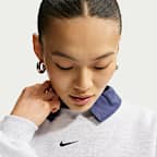 Nike Studio Fleece Medium Weight Women's Oversized Cropped Crew