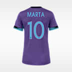 Marta Vieira da Silva Orlando Pride 2025 Stadium Away Women's Nike Dri-FIT NWSL Replica Jersey