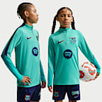 F.C. Barcelona Strike Third Older Kids' Nike Dri-FIT Football Knit Drill Top