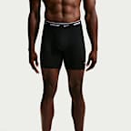 Nike Essential Men's Cotton Stretch Boxer Briefs (3-Pack)