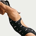Traje de baño de una pieza con diseño Fastback para mujer Nike Swim HydraStrong