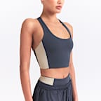 Brassière à dos en T NikeSKIMS Matte Shine Mix pour femme