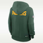 Green Bay Packers Sideline Women's Nike Dri-FIT NFL Pullover Hoodie