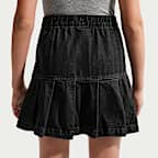 Nike Sportswear Big Kids' (Girls') Denim Pleated Skirt