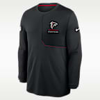 Atlanta Falcons Sideline Coach Men's Nike Dri-FIT NFL Long-Sleeve Top