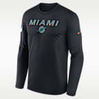Miami Dolphins Rivalries Collection Sideline Legend Men's Nike Dri-FIT NFL Long-Sleeve T-Shirt