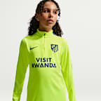 Atlético Madrid Strike Nike Dri-FIT kötött felső futballedzéshez nagyobb gyerekeknek