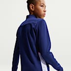 Maglia da calcio per allenamento Dri-FIT a manica lunga con zip a 1/4 Nike Academy – Ragazzo/a