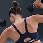 Bra deportivo ajustable acolchado para mujer Nike Indy High Support
