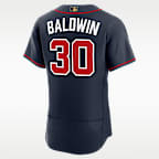 Drake Baldwin Atlanta Braves 2025 MLB Awards Gold Batterman Men's Nike MLB Authentic Jersey