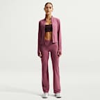 Nike Zenvy Women's High-Waisted Flared Leggings with No Front Seam