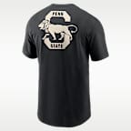 Playera universitaria Nike para hombre Penn State 2-Hit