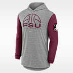 Florida State Basketball Men's Nike Dri-FIT College Long-Sleeve Hooded T-Shirt