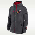 Arizona Cardinals Playbook Page Club Men's Nike NFL Full-Zip Hoodie