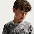 Playera para niños talla grande Nike Sportswear