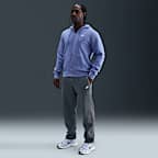 Pants de tejido Fleece con dobladillo abierto para hombre Nike Club