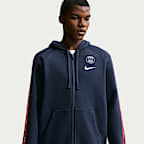 Paris Saint-Germain City Side Men's Nike Soccer Full-Zip Fleece Hoodie