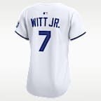 Jersey Nike Dri-FIT ADV de la MLB Limited para mujer Bobby Witt Jr. Kansas City Royals