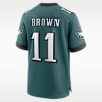 Jersey Nike de la NFL Game para hombre de A.J. Brown de los Philadelphia Eagles