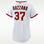Jersey Nike de la MLB Replica para mujer Travis Bazzana Cleveland Guardians