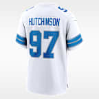 Aidan Hutchinson Detroit Lions Men's Nike NFL Game Football Jersey