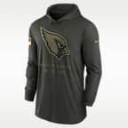 Arizona Cardinals Salute to Service Sideline Men’s Nike Dri-FIT NFL Long-Sleeve Hooded Top