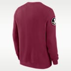 Florida State Sideline Club Men's Nike College Pullover Crew