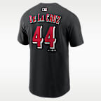 Playera Nike de la MLB para hombre Elly De La Cruz Cincinnati Reds