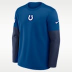 Indianapolis Colts Scripted To Win Sideline Coach Men's Nike Therma-FIT NFL Long-Sleeve T-Shirt