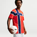 Norway 2026 Stadium Nike Dri-FIT Replica-fotballshorts til herre (hjemmedrakt)