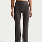 Nike Zenvy Women's High-Waisted Flared Leggings with No Front Seam