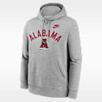 Alabama Legacy Arch Club Men's Nike College Pullover Hoodie