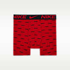 Ropa interior estampada para niños talla grande (paquete de 3) Nike Dri-FIT Essentials