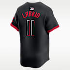 Jersey Nike Dri-FIT ADV de la MLB Limited para hombre Barry Larkin Cincinnati Reds City Connect