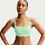 Bra deportivo de baja sujeción con almohadillas para mujer Nike Zenvy Strappy