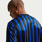 Inter Milan 2025/26 Stadium Home Nike Dri-FIT Replica-fodboldtrøje til mænd