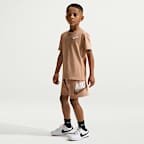나이키 스포츠웨어 인 더 존 리틀키즈 프렌치 테리 쇼츠