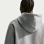 Sudadera con gorro de tejido Fleece de cierre completo para hombre Nike Solo Swoosh