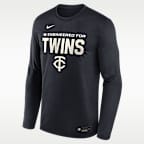 Minnesota Twins Authentic Collection Team Issue Men's Nike Dri-FIT MLB Long-Sleeve T-Shirt