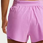 ナイキ スウィフト ウィメンズ Dri-FIT ミッドライズ 2イン1 ランニングショートパンツ