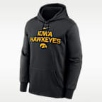 Iowa Team Stacked Men’s Nike Therma College Pullover Hoodie