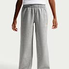 Nike Sportswear Club Fleece Big Kids' Open-Hem Pants