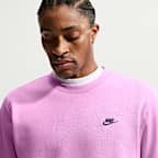 Sudadera de cuello redondo de tejido Fleece para hombre Nike Club
