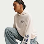 Nike Sportswear Women's Oversized French Terry Graphic Pullover Hoodie
